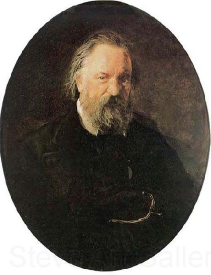 Nikolai Ge Alexander Herzen France oil painting art